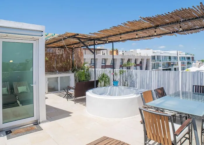 Apartment Papaya 20 Super Ph 2 Bedroom With Private Rooftop - Jacuzzi *