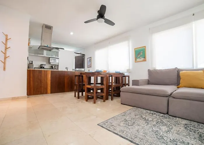 Papaya 20 Super Ph 2 Bedroom With Private Rooftop - Jacuzzi Apartment Playa del Carmen