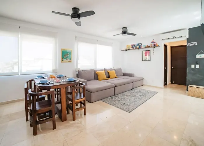 Papaya 20 Super Ph 2 Bedroom With Private Rooftop - Jacuzzi Playa del Carmen