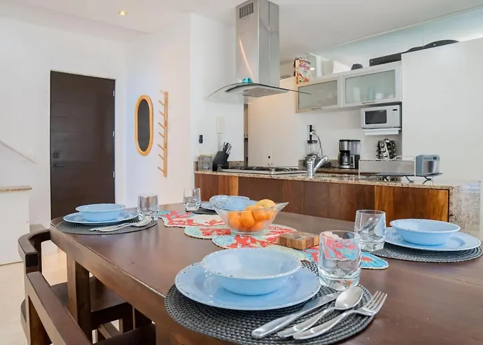 Papaya 20 Super Ph 2 Bedroom With Private Rooftop - Jacuzzi Playa del Carmen