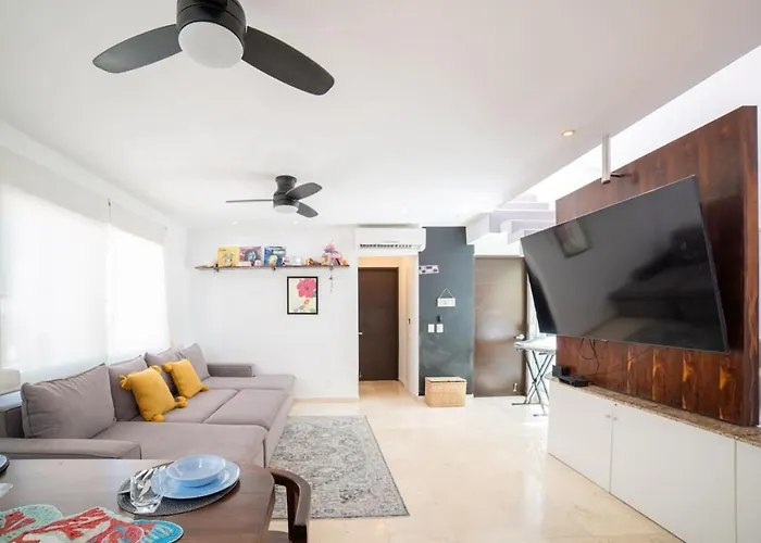 Papaya 20 Super Ph 2 Bedroom With Private Rooftop - Jacuzzi * Playa del Carmen